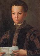 Agnolo Bronzino Portrait of Francesco I as a Young Man oil